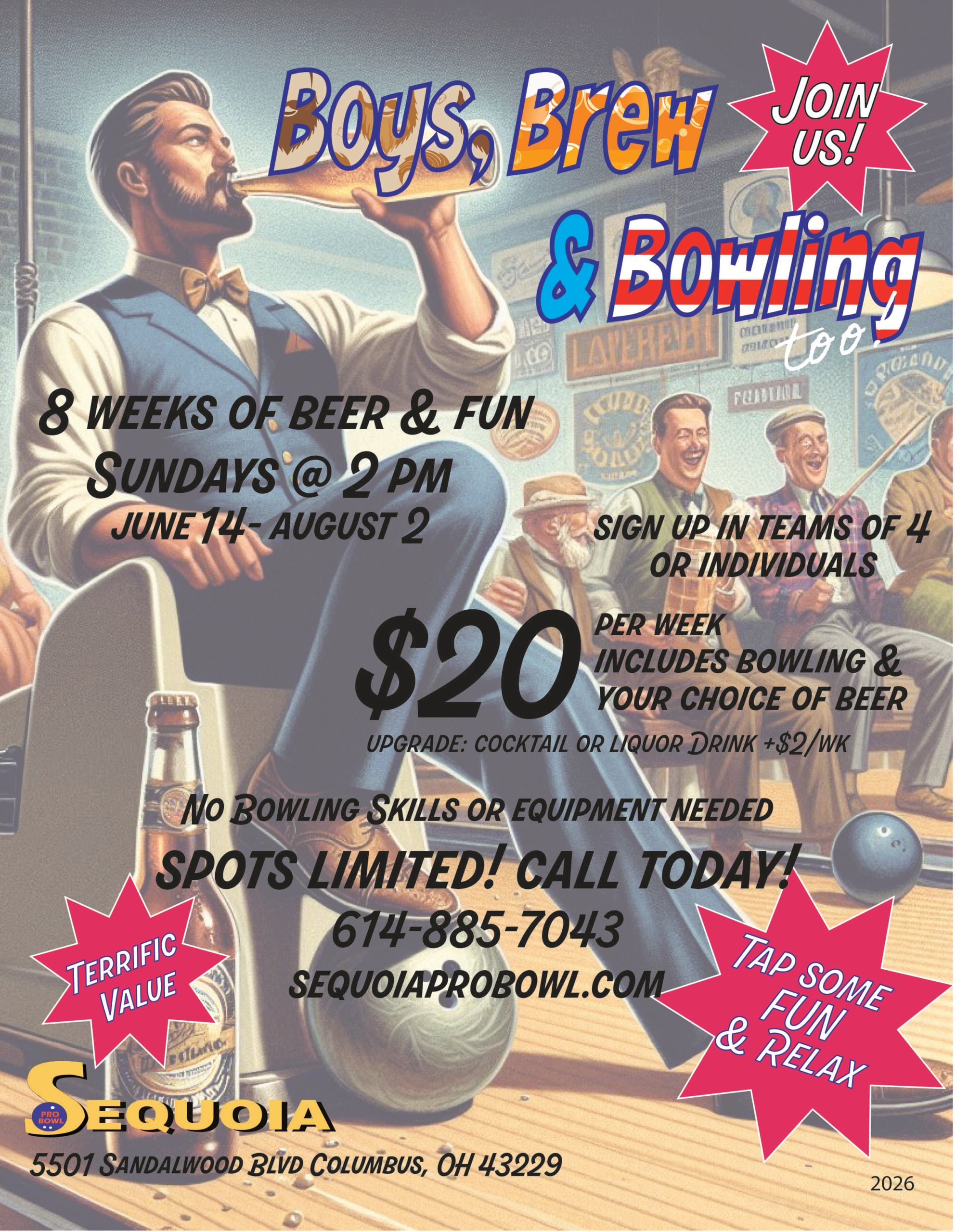 Boys Brew Bowling2 2026