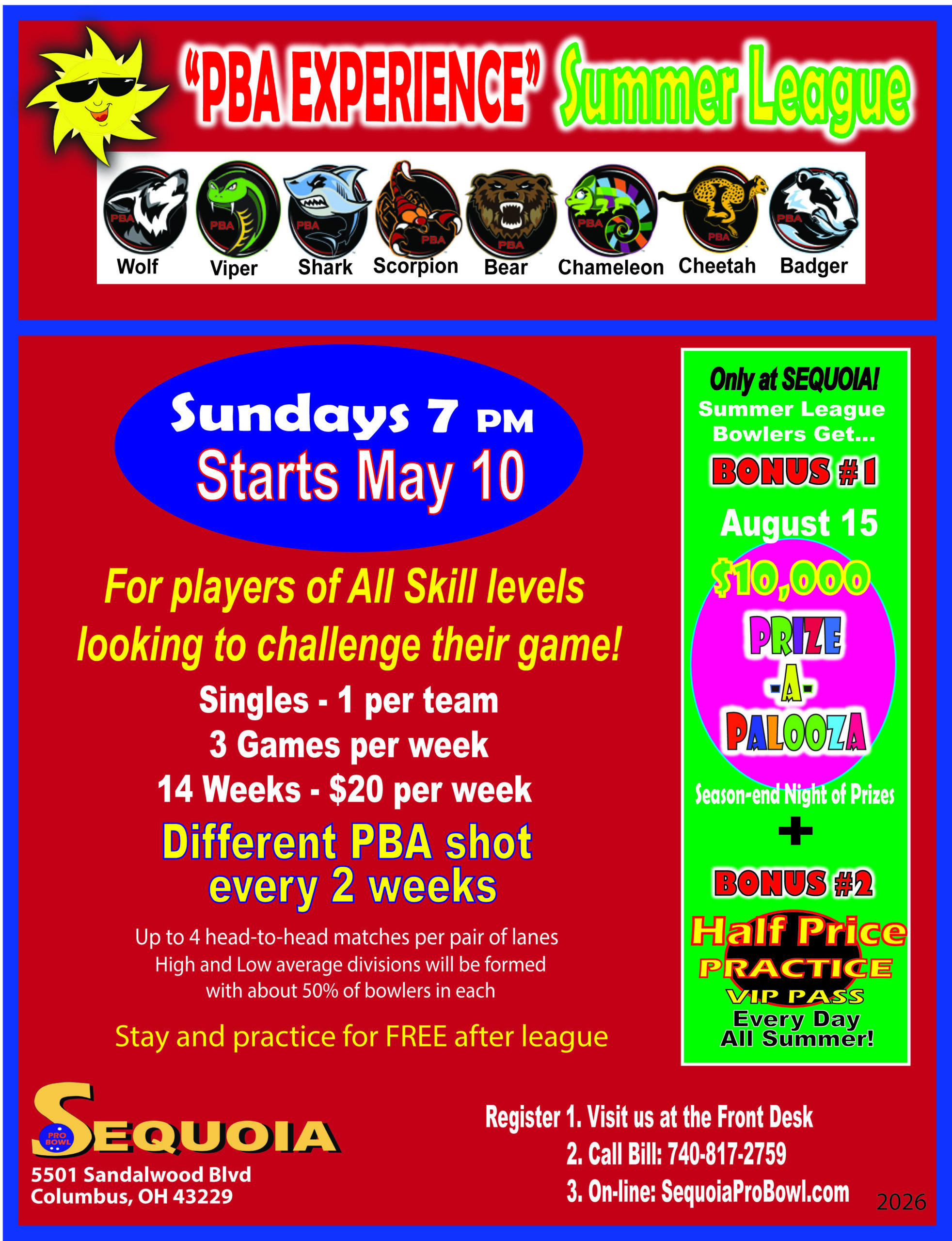 Summer PBA Experience 2026